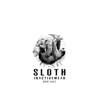 SLOTH inactive drk model alb pe tricou