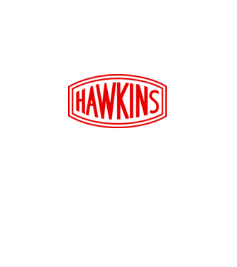 hawkins stranger things model  pe tricou