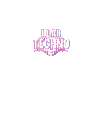Doar techno model negru pe tricou