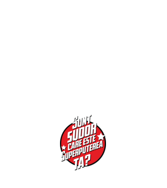 sunt sudor, care este superputerea ta? model alb pe tricou