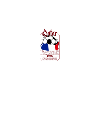 Qatar teams France model negru pe tricou