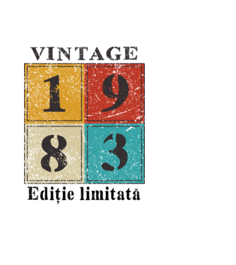 1983 - Ediție limitată model negru pe tricou