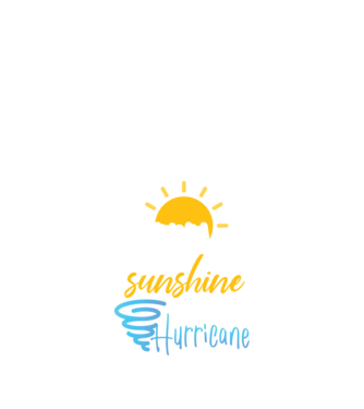 February Girls are Sunshine mixed with a little Hurricane model negru pe tricou