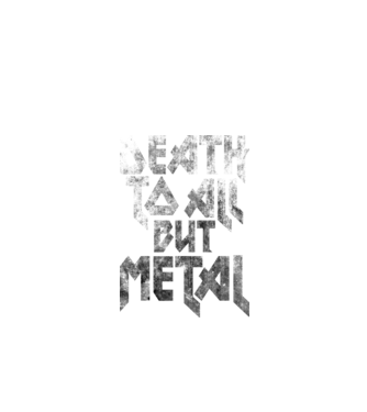 Death but metal model negru pe tricou