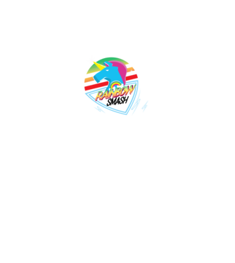 Rainbow smash model negru pe tricou