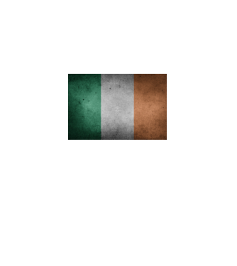 IRELAND model negru pe tricou