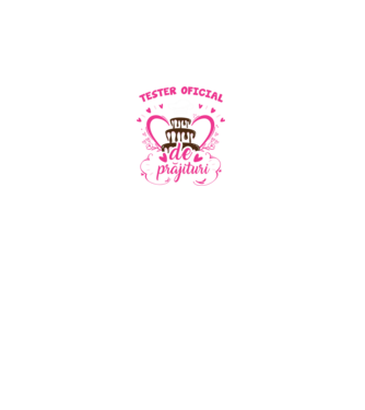 tester oficial de prăjituri model negru pe tricou