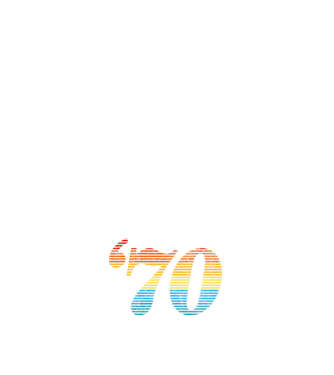Retro Birthday 1970 model negru pe tricou