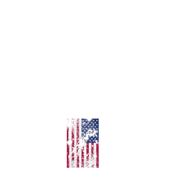 ripped flag U.S. model negru pe tricou