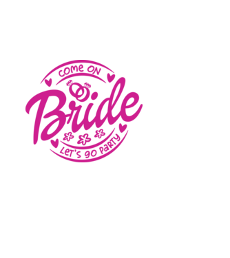 Bride Barbie lets go party model albastru deschis pe tricou