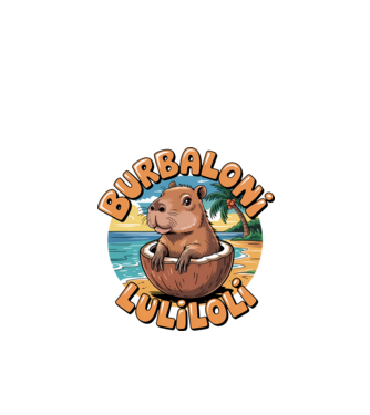 Burbaloni Luliloli model negru pe tricou