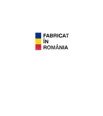 Fabricat în România model negru pe tricou