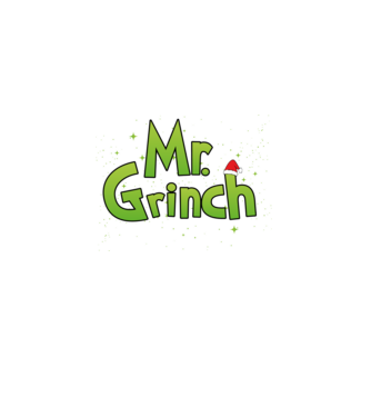 Grinch Family Mr Grinch model negru pe tricou