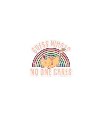 Guess what pisică-unicorn model negru pe tricou