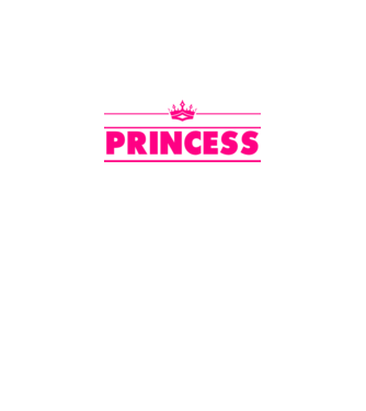 Princess model alb pe tricou