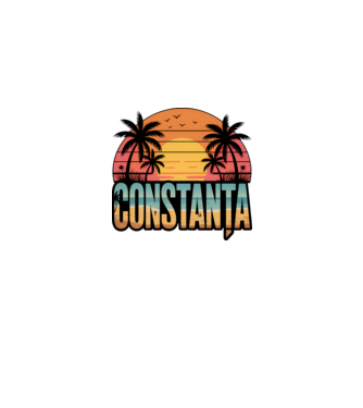 Constanța model negru pe tricou