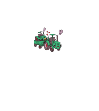 TRACTOR model negru pe tricou