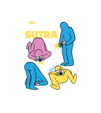 Camera sutra 2 model alb pe tricou