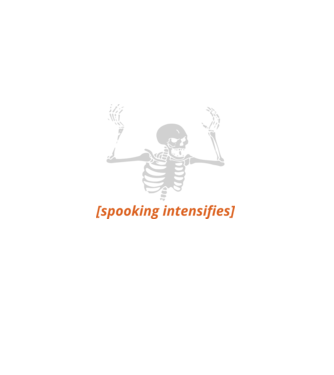 Spooking intensifies model negru pe tricou