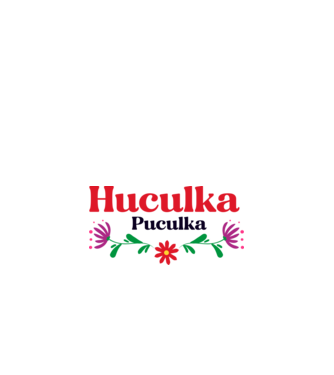 Huculka Puculka model alb pe tricou