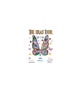 Taylor Swift eras fairy model roz deschis pe tricou