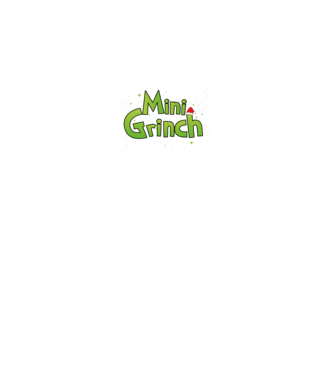 Grinch Family Mini Grinch model negru pe tricou