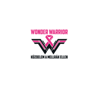 WONDER WARRIOR model alb pe tricou