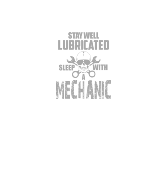 Stay well lubricated model negru pe tricou