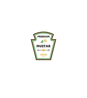 muștar premium - calitate model roșu pe tricou