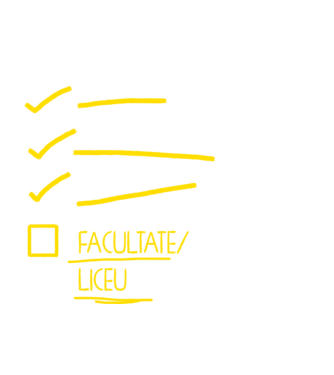 Cheklist educație - Gimnaziu negru model negru pe tricou