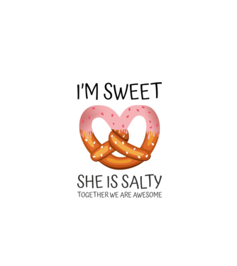 Sweet Friend model alb pe tricou
