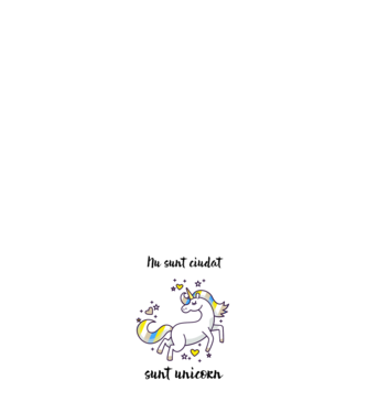 Nu sunt ciudat - sunt unicorn model albastru deschis pe tricou