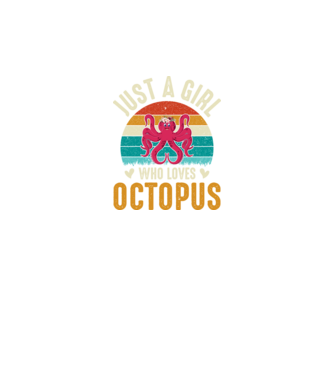 Octopus model negru pe tricou