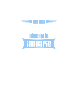 Cei mai buni sunt născuți în ianuarie model turcoaz pe tricou