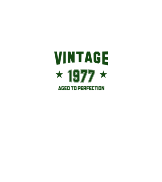 Vintage - 1977 model alb pe tricou