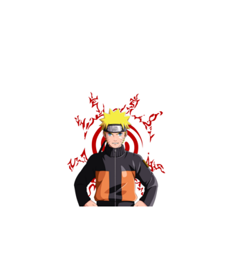 NARUTO model negru pe tricou