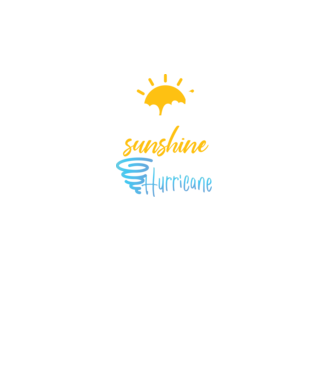 June Girls are Sunshine mixed with a little Hurricane model turcoaz pe tricou