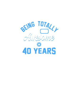 Being totally awesome 40 model negru pe tricou