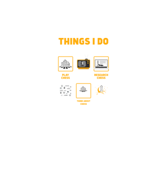 Things I do in my spare time model negru pe tricou