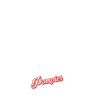 Cel mai bun POMPIER din lume model alb pe tricou