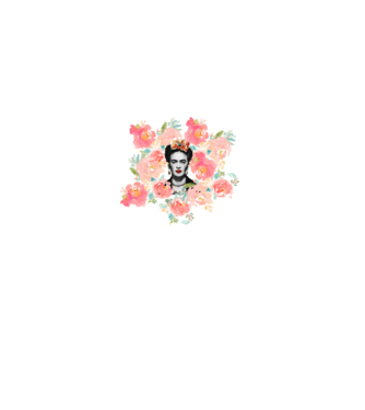 Frida Kahlo 2 model alb pe tricou