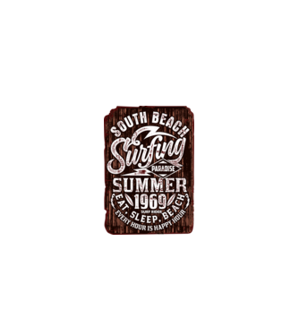 South Beach model negru pe tricou