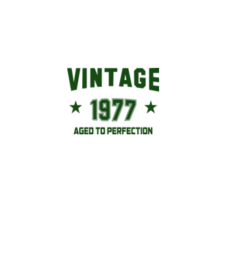 Vintage - 1977 model alb pe tricou