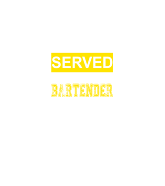 You just got served by the coolest bartender model negru pe tricou