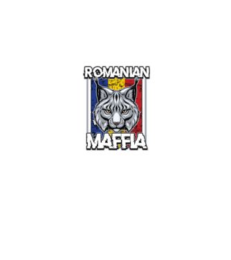 România maffia model albastru jeanși pe tricou