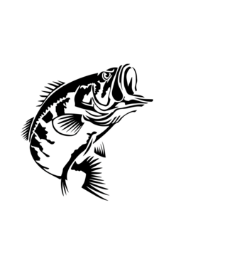AngryFish model albastru deschis pe tricou