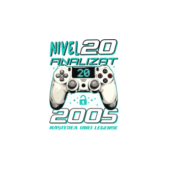 Nivel finalizat 20 2005 model turcoaz pe tricou