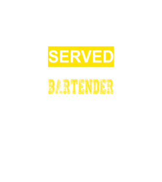 You just got served by the coolest bartender model verde neon pe tricou