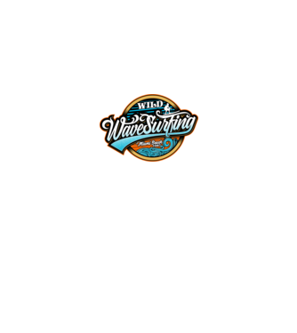 WaveSurfing model negru pe tricou