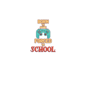 Born to game model turcoaz pe tricou